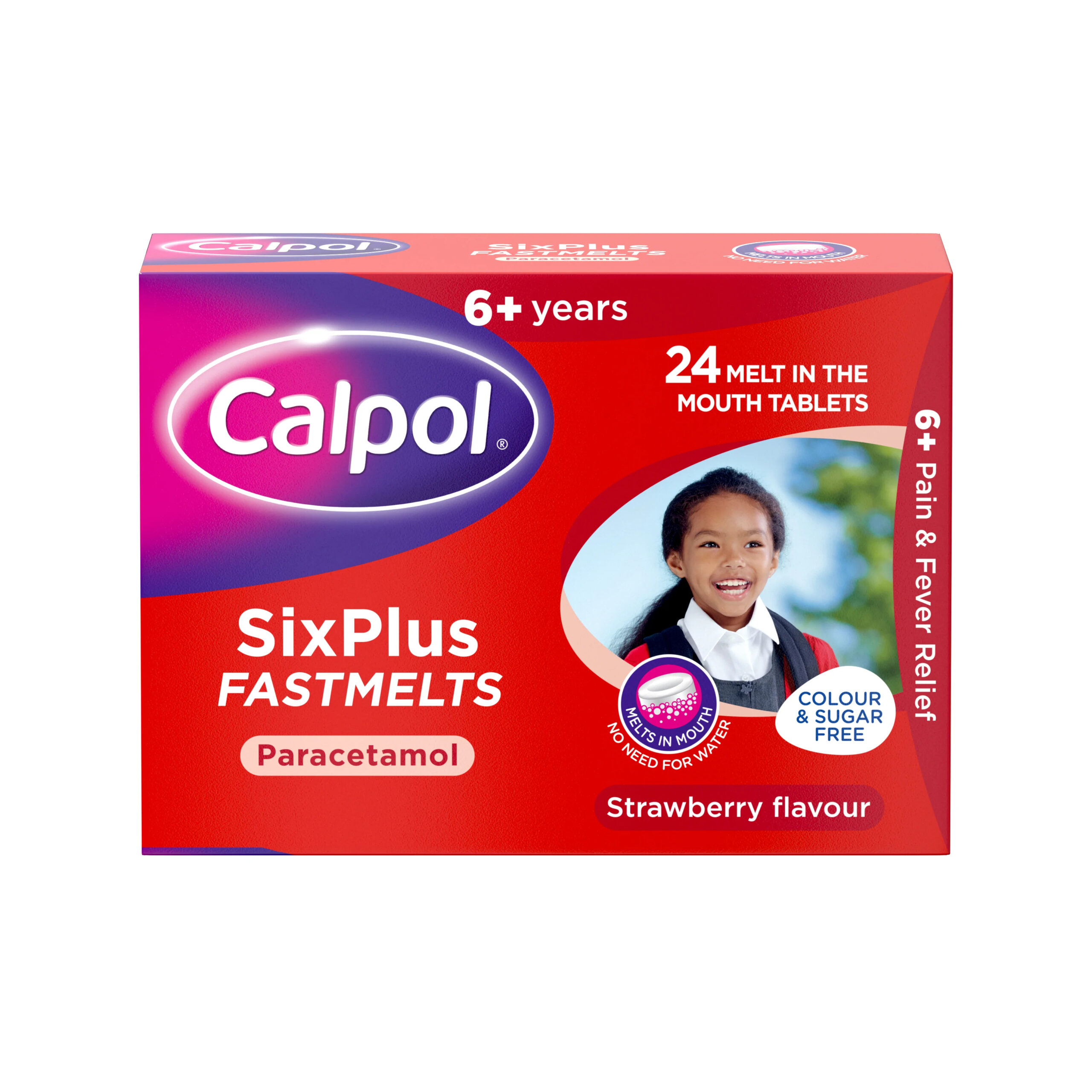 Buy Calpol SixPlus Fastmelt Tablets - 24 Tablets Online