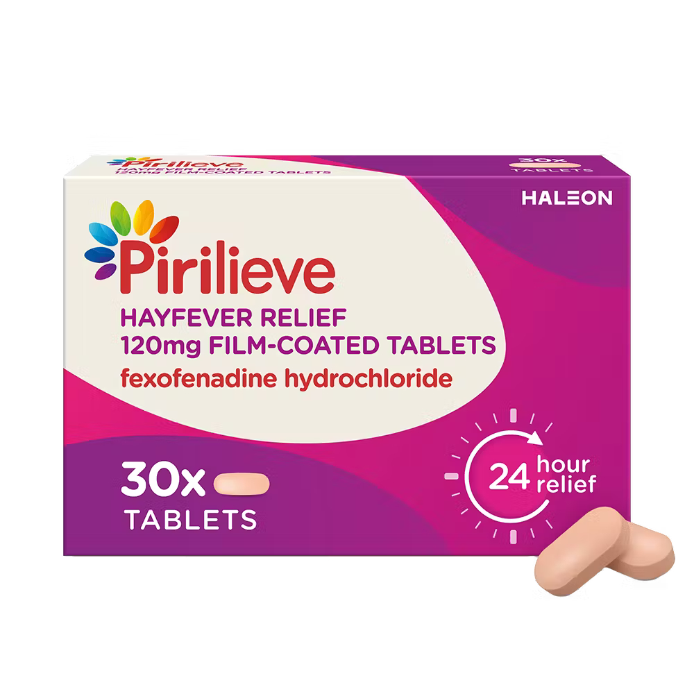 Buy Pirilieve Hay Fever Relief Tablets Online
